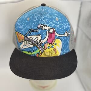 Jerry‎ Garcia Grassroots Strapback Hat Warped Guitar Art Limited Edition Music
